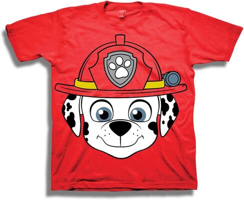Paw Patrol Kid's Marshall Big Face Tee Shirt, red, 5T in Saudi Arabia