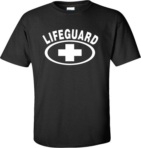 Kids Life Guard T-Shirt Lifeguarding Costume White Cross Child Youth in Saudi Arabia