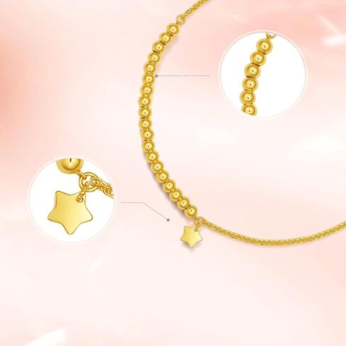 24K أساور ذهبية صلبة للنساء ، سوار ذهبي نقي حقيقي مجوهرات سوار الذهب الذهب للهدايا للأزواج هدايا A0712076 in Saudi Arabia