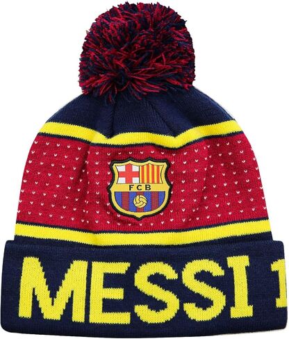 Icon Sports Federacion Mexicana de Futbol Asociacion Club Deportivo Social y Culture - Cruz Azul Crowned Team Pom Beanie، أزرق، OSFM (CR42BN-2) in Saudi Arabia
