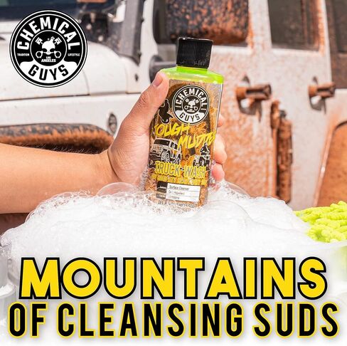 Chemical Guys Tough Mudder Foaming Truck, Off Road, ATV and RV Heavy Duty Wash Soap, (Works with Foam Cannons, Foam Guns or Bucket Washes), 2 x 16 fl oz, Lemon Scent - CWS2021602 in Saudi Arabia