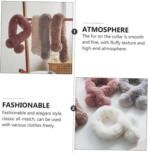 BESPORTBLE 1Pc Warm Neckerchief for Plush Cross Tie Winter Scarf Lovely Design for Boys for Christmas Daily Wear Thick Cozy Autumn Accessory in Saudi Arabia