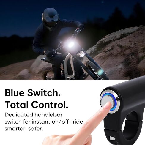 مجموعة مصباح الأمامي الدراجة الأوساخ المتوافقة مع Surron ، Talaria Sting R MX4 ، Segway X260 ، 20W 6000-6500K LED BAR in Kuwait