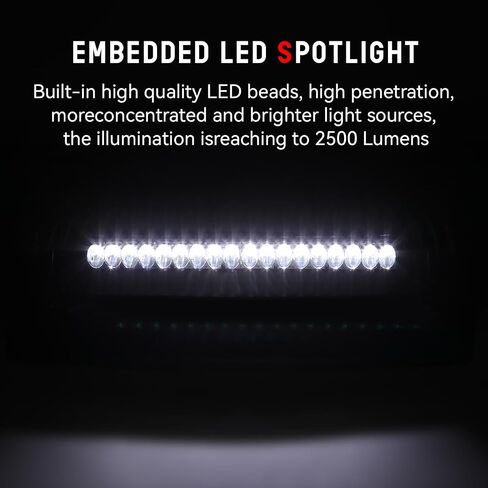 مغرفة هود مع ضوء الأضواء LED ل Honda Pioneer 700-2 700-4 14-25 ، PP Material Carbon Pattern Pattern With With With LED Auxiliary Lamp for Honda Pioneer 700 2p 4p 2014-2025 Accessories in Saudi Arabia