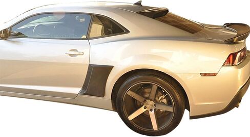 Scoop Compatible with 2010-2015 Chevy Camaro, Side Rear Body Scoops Unpainted Pair Poly Urethane PU by IKON MOTORSPORTS, 2011 2012 2013 2014 in Saudi Arabia