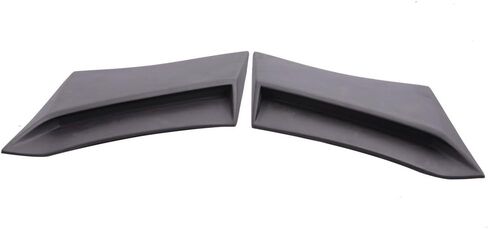Scoop Compatible with 2010-2015 Chevy Camaro, Side Rear Body Scoops Unpainted Pair Poly Urethane PU by IKON MOTORSPORTS, 2011 2012 2013 2014 in Saudi Arabia