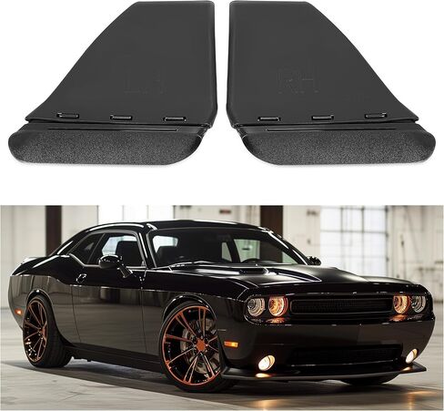 kuafu pair hood scoop تنفيس متوافق مع 2008-2014 دودج تشالنجر r/t srt استبدال للجزء 55399338AB 5539933AB اليسار واليمين in Saudi Arabia