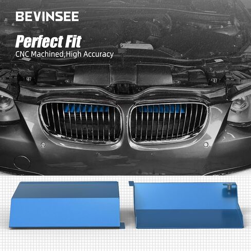 Bevinsee 2PCS AIRE CHAKE COUPS AIRE Inlet متوافق مع 3 سلسلة E92 323I 325I 328I 330I 335I 335D 2010-2013 ، الألومنيوم ، الأسود in Saudi Arabia