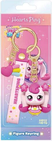 Shooting Star Teenieping Aurora Ping Figure Keyring – Strap, Mini Charm & 360° Character Design in Kuwait