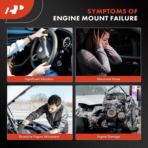 A-Premium Rear Torque Strut Mount Compatible with Jeep MP Series Compass 2018 2019 2020, 2.4L, 6 Speed Transmission in Saudi Arabia