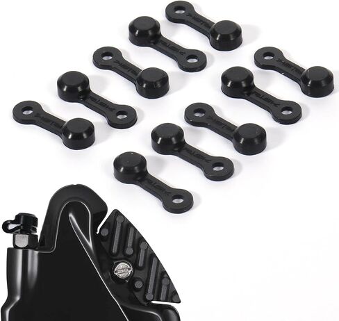 10 Pcs Silicone Brake Bleeder Caps, Black Grease Fitting Caps Bleed Dust Cover Bike Small Brake Caliper Nipple Covers Screw Cap for Auto Cars, Mountain Bicycles and Motorcycles Accessories in Saudi Arabia
