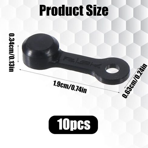 10 Pcs Silicone Brake Bleeder Caps, Black Grease Fitting Caps Bleed Dust Cover Bike Small Brake Caliper Nipple Covers Screw Cap for Auto Cars, Mountain Bicycles and Motorcycles Accessories in Saudi Arabia