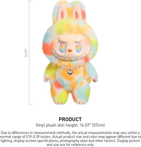 The Monsters Rock The Universe Vinyl Plush Doll, 14.57 inches Height, Toys for Modern Home Decor, Gift for Girlfriend Daughter, 1PC in Saudi Arabia