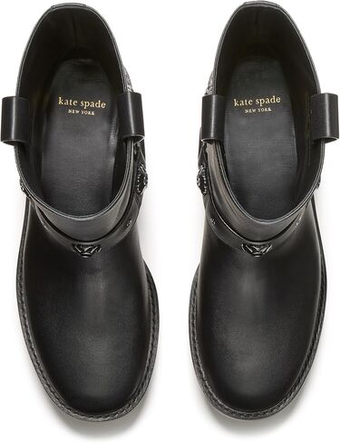 kate spade new york Women's Spade Flower Stud Smooth Leather Moto Boot Motorcycle in Saudi Arabia