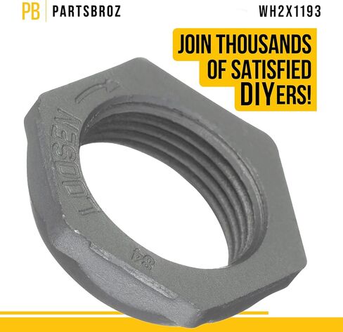 PartsBroz WH2X1193 Hub Nut - Compatible With General Electric Hotpoint Washer - Replaces AP2045284 279131 AH271505 EA271505 PS271505 WH02X1193 Ultra Durable Replacement in Saudi Arabia