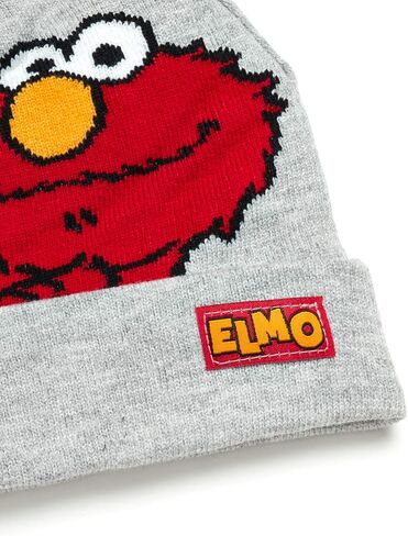 Sesame Street Elmo Hat and 2 Pair Mittens Cold Weather Set (2-4), Size Age 2-4, Elmo Reversible Hat in Saudi Arabia