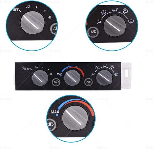 وحدة لوحة التحكم في تحكم السخان بدون Defogger النافذة الخلفية متوافقة مع Chevy GMC Pickup Truck 1996-2002 استبدال 16238895 in Kuwait