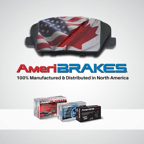 AmeriBRAKES Ceramic Pads Parking Brake Shoes For 2014-16 Cadenza Manual Parking in Kuwait