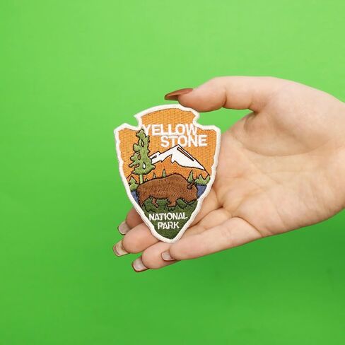 Yellowstone National Park Travel Patch Embroidered Iron On in Saudi Arabia