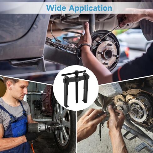 OMISTAR 4 PCS 2 Jaw Gear Puller, 3'' 4'' 6'' 8'' Adjustable Bearing Puller Remover, Hand Remover Tool Pump Pulley Remover for Flywheel, Pulley, Gear, Shaft Removal (3'' 4'' 6'' 8'') in Saudi Arabia