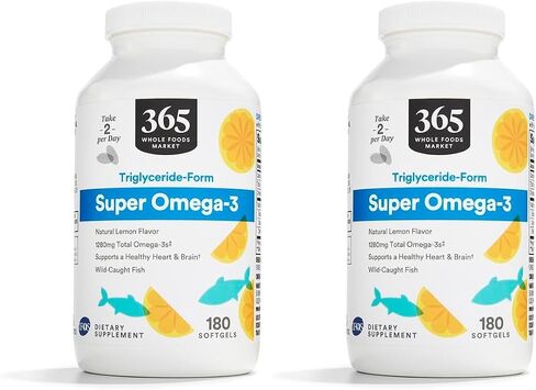 Whole Foods Market, Super Omega 3, 180 Count in Saudi Arabia