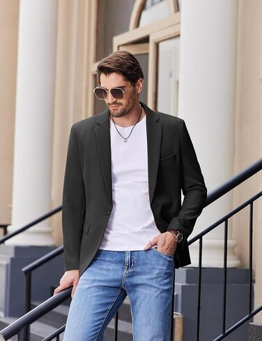 Coofandy Mens Blazer Blazer Slim Fit Sport Coats One Button Suitish Suit Suct in Kuwait