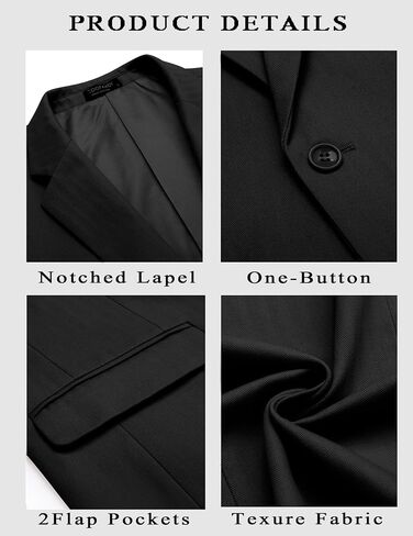 Coofandy Mens Blazer Blazer Slim Fit Sport Coats One Button Suitish Suit Suct in Kuwait
