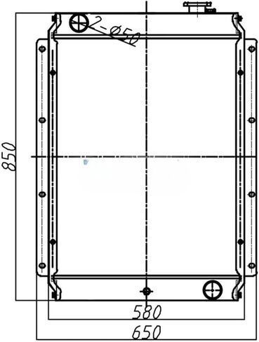 yy05p004f1 الرادياتير متوافق مع الحفارة kobelco ED150 SK115SRDZ SK135SR ED150-1E in Kuwait