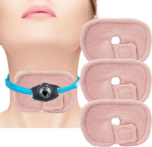 3 Pack Trach Pads, Tracheostomy Dressing Pads, Tracheostomy Tube Holder Pad, Reusable Trach Tube Covers, Tracheostomy Trach Tube Supplies, Trach Pads for Adaptive Surgical Tracheostomy Pad in Saudi Arabia