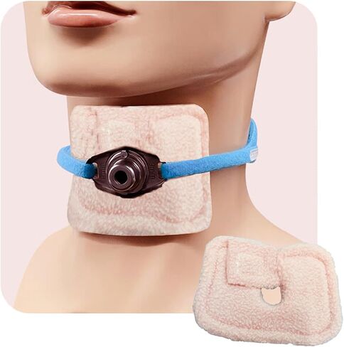 3 Pack Trach Pads, Tracheostomy Dressing Pads, Tracheostomy Tube Holder Pad, Reusable Trach Tube Covers, Tracheostomy Trach Tube Supplies, Trach Pads for Adaptive Surgical Tracheostomy Pad in Saudi Arabia