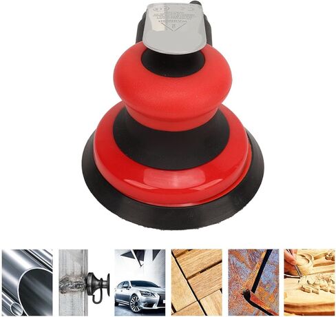 Bafovy 5in Air Random Orbital Sander 10000 دورة في الدقيقة ، رملي النخيل الهوائي الثقيل للخدمة الثقيلة للجسم التلقائي والعمل الخشبي (1/4 "مدخل الهواء) in Kuwait