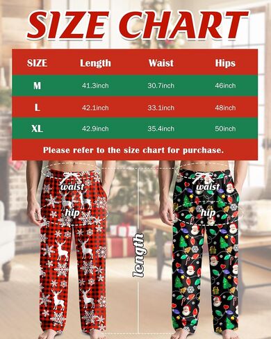 Mens Halloween Christmas Pajama Pants Soft Men Pj Bottoms with Pockets Drawstring Sleep Lounge Pant for Men (M-XL) in Saudi Arabia