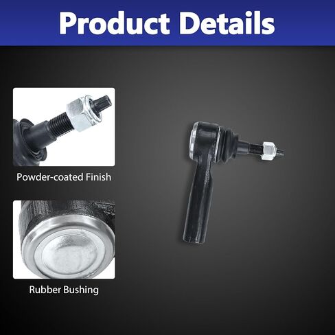 6Pcs Tie Rod End Kit, Front Inner Outer Tie Rod End With Boots Compatible with 2015-2022 FORD MUSTANG in Saudi Arabia