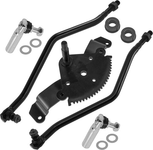 Caltric Steering Tie Rods & Gear Kit Compatible with John Deere X300 X304 X320 X324 X340 X500 X520 in Saudi Arabia