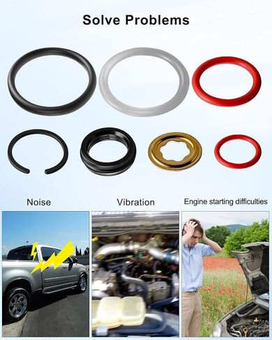 Injector Seal Repair O-Ring Kit Compatible with Ford 6.0L Engine 2003-2010 Replace GS33711 in Saudi Arabia