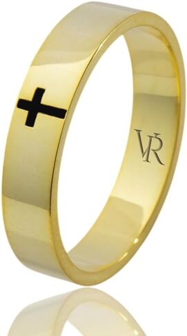 Black Onyx Cross Ring للرجال ، حلقات رجال فضية أنيقة لصديقها أو الزوج ، المجوهرات الفضية المسيحية ، فرقة زفاف فريدة من نوعها ، إكسسوارات شديدة الحجر ، هدايا الموضة له in Kuwait