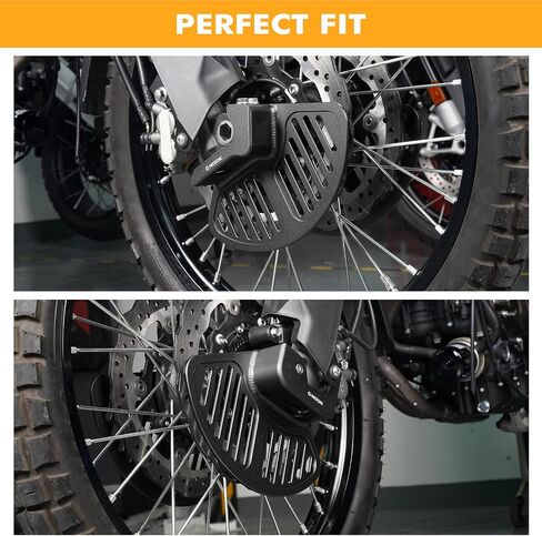 NICECNC Front Shock Absorber Brake Disc Shield Compatible with Yamaha Tenere 700 /XTZ700 2019-2024, Tenere 700 Rally Edition 2020-2024, Tenere 700 World Raid 2022, Front Disc Brake Protector, Black in Saudi Arabia