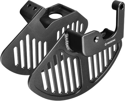 NICECNC Front Shock Absorber Brake Disc Shield Compatible with Yamaha Tenere 700 /XTZ700 2019-2024, Tenere 700 Rally Edition 2020-2024, Tenere 700 World Raid 2022, Front Disc Brake Protector, Black in Saudi Arabia