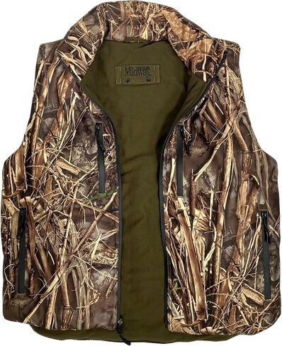 Men's Duck Creek Waterfowl Vest Realtree Max-7 Camo XL Tall in Saudi Arabia