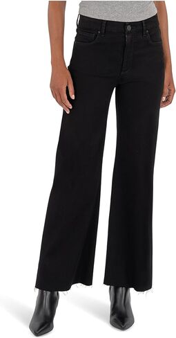 KUT من Kloth Womens Petite Meg High Rise Fab Ab Wide Law Law Long Long inseam in Kuwait