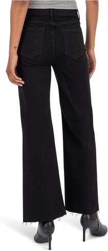 KUT من Kloth Womens Petite Meg High Rise Fab Ab Wide Law Law Long Long inseam in Kuwait