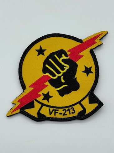 LT Tom Iceman Kazansky TOPGUN VF-213 Patch – Plastic Backing in Saudi Arabia