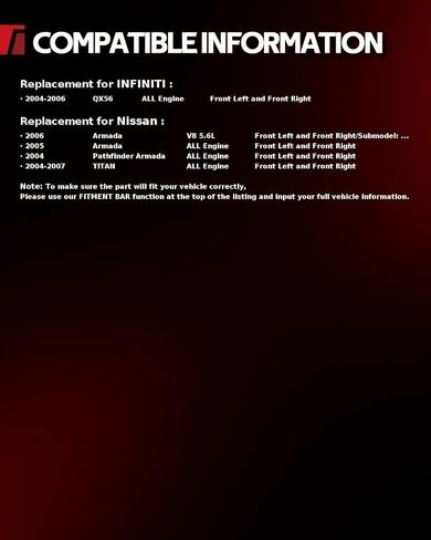 Torchbeam Front Brake Calipers Set for Nissan 2006 Armada 5.6L, Front Left and Front Right Calipers Replace # 19B2982+19B2983 in Saudi Arabia