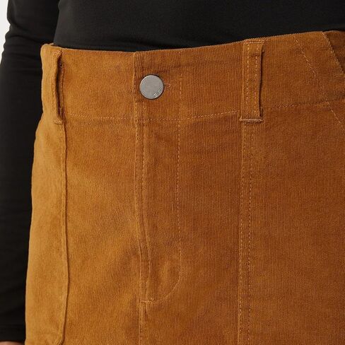 32 Degrees Women's Cotton Corduroy Knee Length Skirt, Belt Loops, XXL (US, Numeric, 20, Plus, Regular, Dijon) in Saudi Arabia