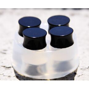 2 pair-4pc Size 19 mm,20 mm Multi Tunnel Ear Plug Piercing Mold. (V-04)Free USA Shipping! in Saudi Arabia