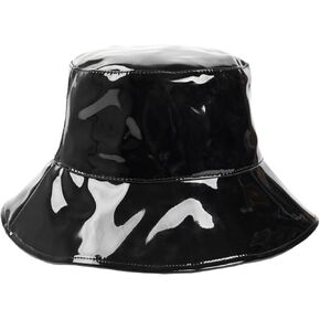Insun Unisex Waterproof PU Leather Bucket Rain Hat Sun Hat UV Protection in Saudi Arabia
