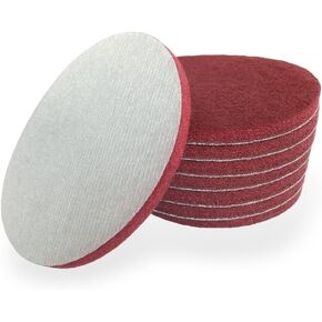 LiME LiNE 6" Hook & Loop Scuffing Discs for Orbital Dual Action Sanders, (Red 3 Pack) in Kuwait