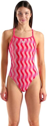 Arena Women's Performance Corner Corener Collection Ripple Challenge Back Swimsuit in Saudi Arabia