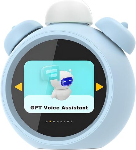 Smart Clock for Kids with AI Assistant & Voice Control,Sleep Training Clock for Toddlers, White Noise Sound Machine Night Light, Time Management Gift.Educational Gift for Boys Girls. in Saudi Arabia