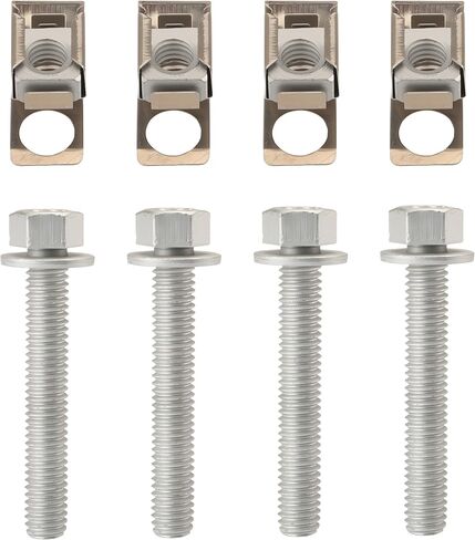 4PCS 03442 Exhaust Manifold Flange Bolts U Nuts Hardware Kit fit for Dodge Dakota/Durango/Challenger, for Ram 1500 2500 3500, fit for Jeep Wrangler/Liberty/Challenger 04-24 6036684AA 6036734AA in Saudi Arabia